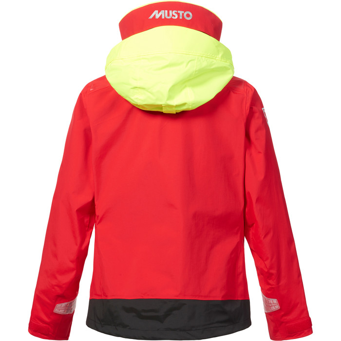 2024 Musto Mujer Br1 Chaqueta Channel 82405 - Rojo Verdadero